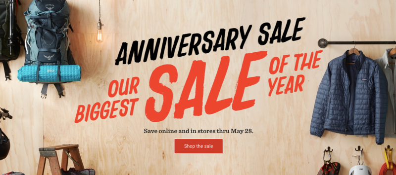 Rebajas de aniversario | REIImagen: REI